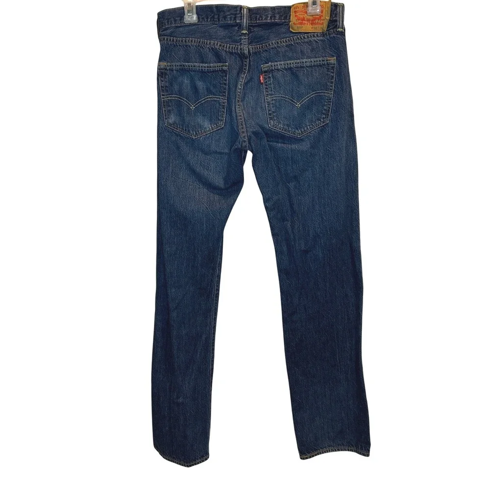 Levi Strauss 501 Original Fit Blue Jeans Men's W32 L32‎ Button Fly Denim Cotton